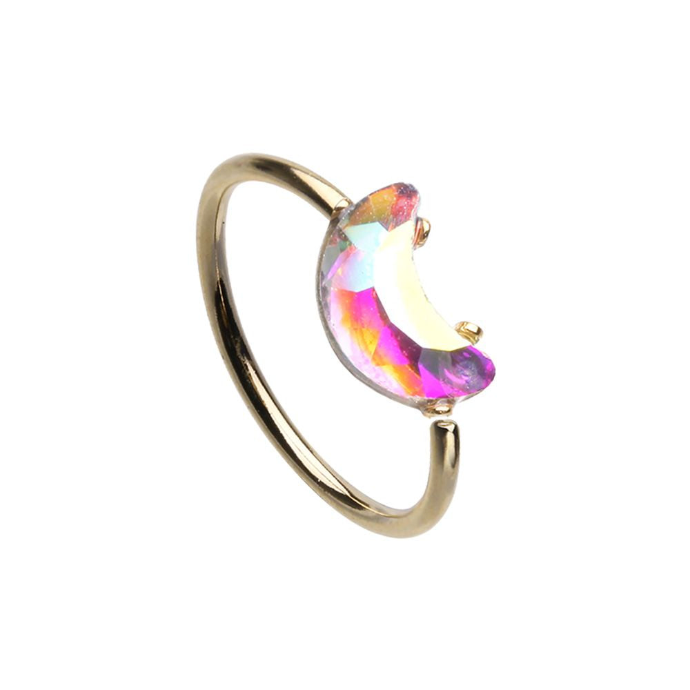 Golden Moon Nose Ring-hotRAGS.com