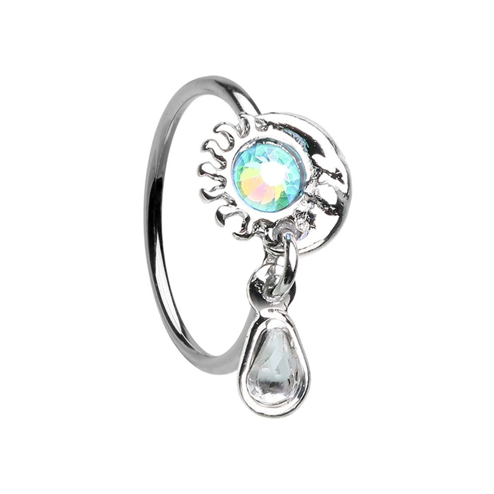 Sun Moon Nose Ring-hotRAGS.com