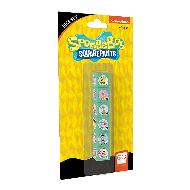 Game - Spongebob Squarepants Dice Set - Great Gift-hotRAGS.com