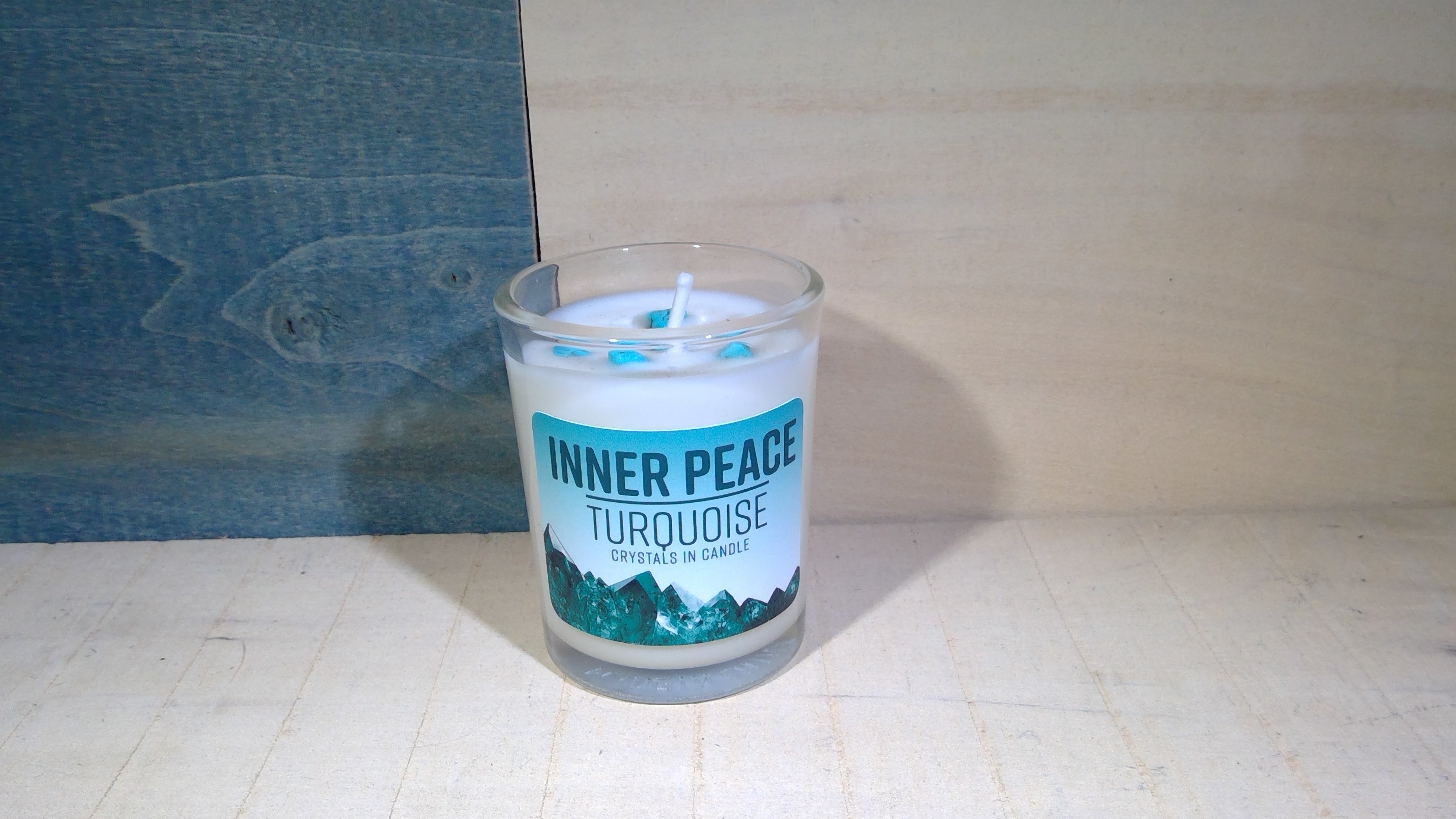 Candle - Inner Peace Energy Stone - Turquoise-hotRAGS.com