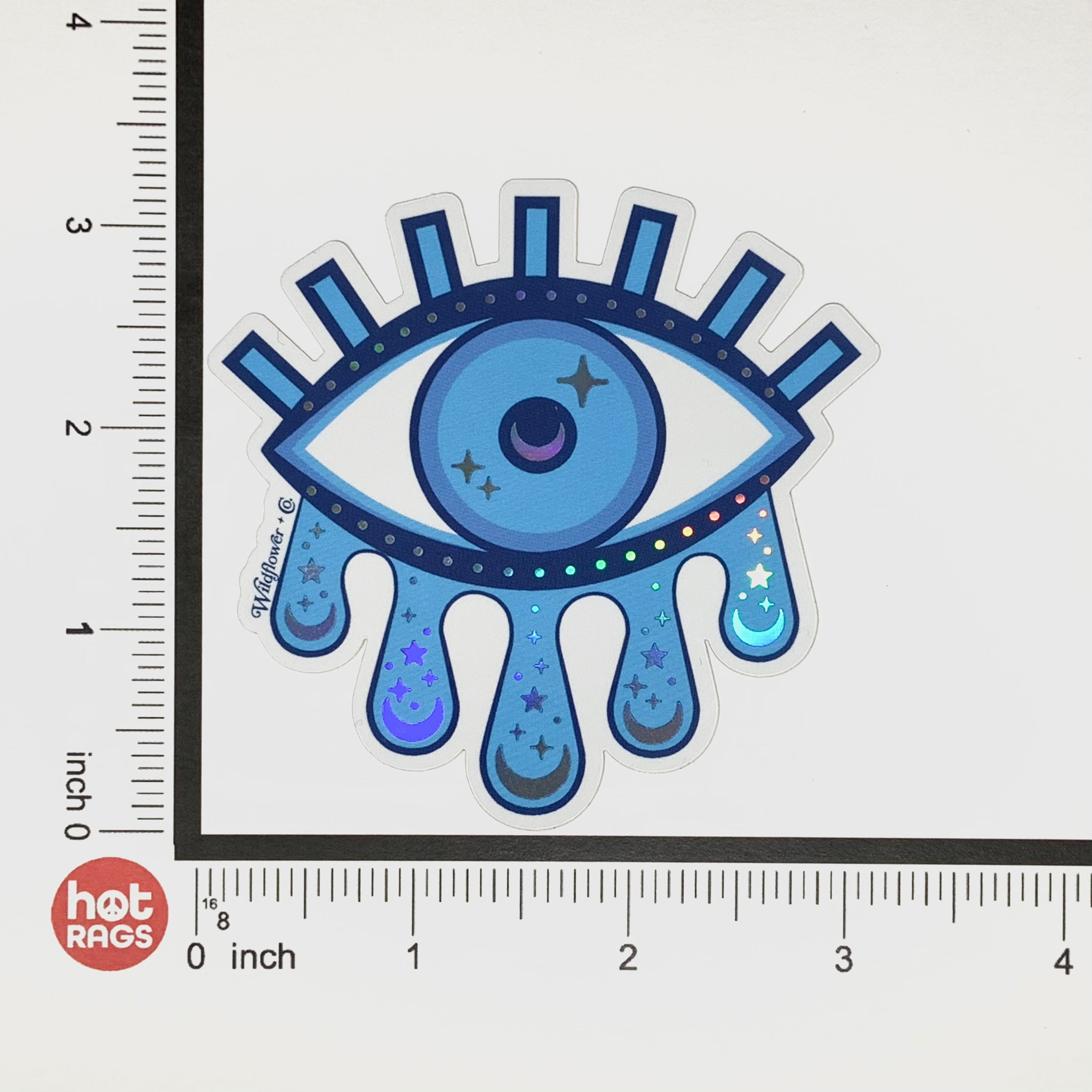 Sticker Cosmic Evil Eye-hotRAGS.com