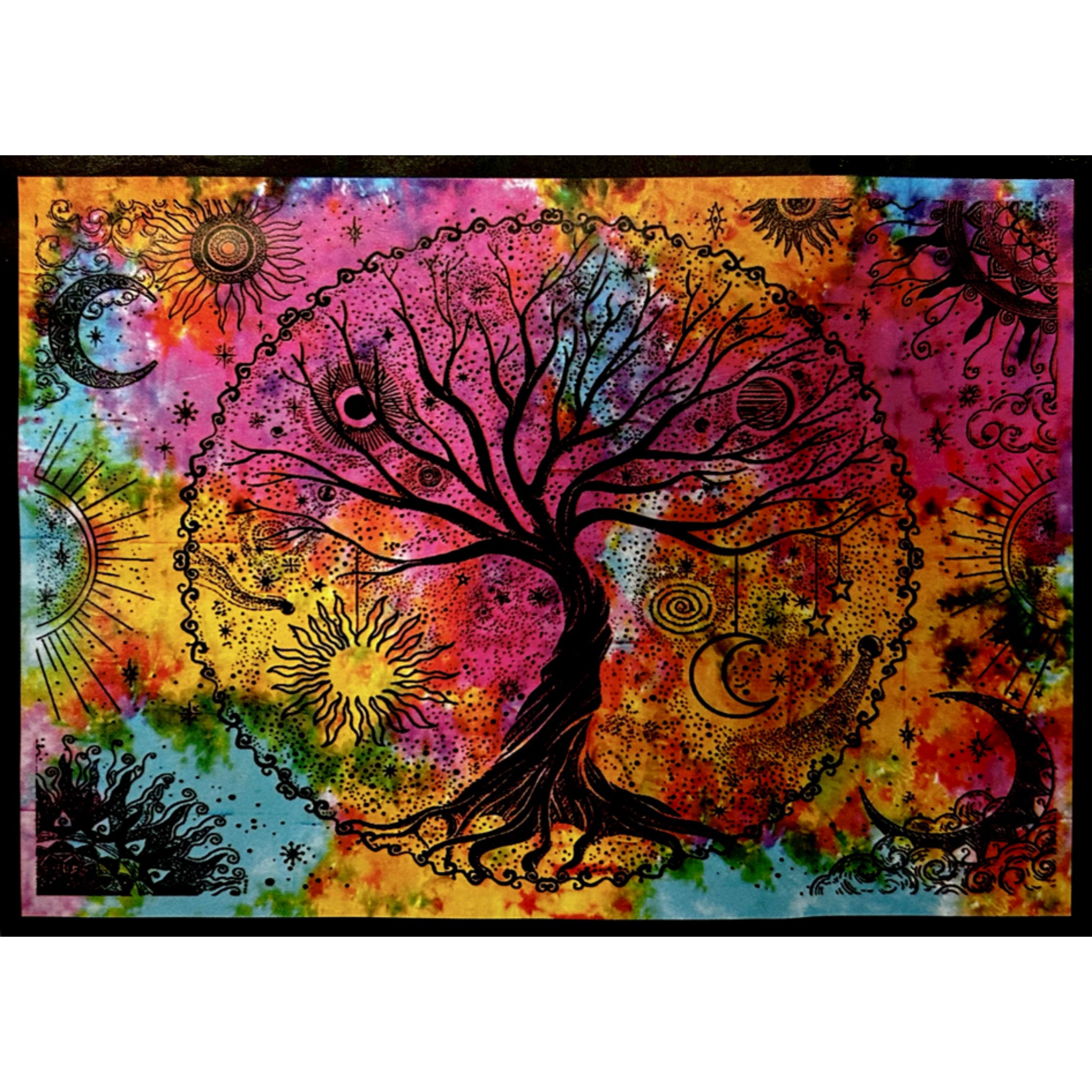 Tapestry Tree Of Life Sun Moon-hotRAGS.com