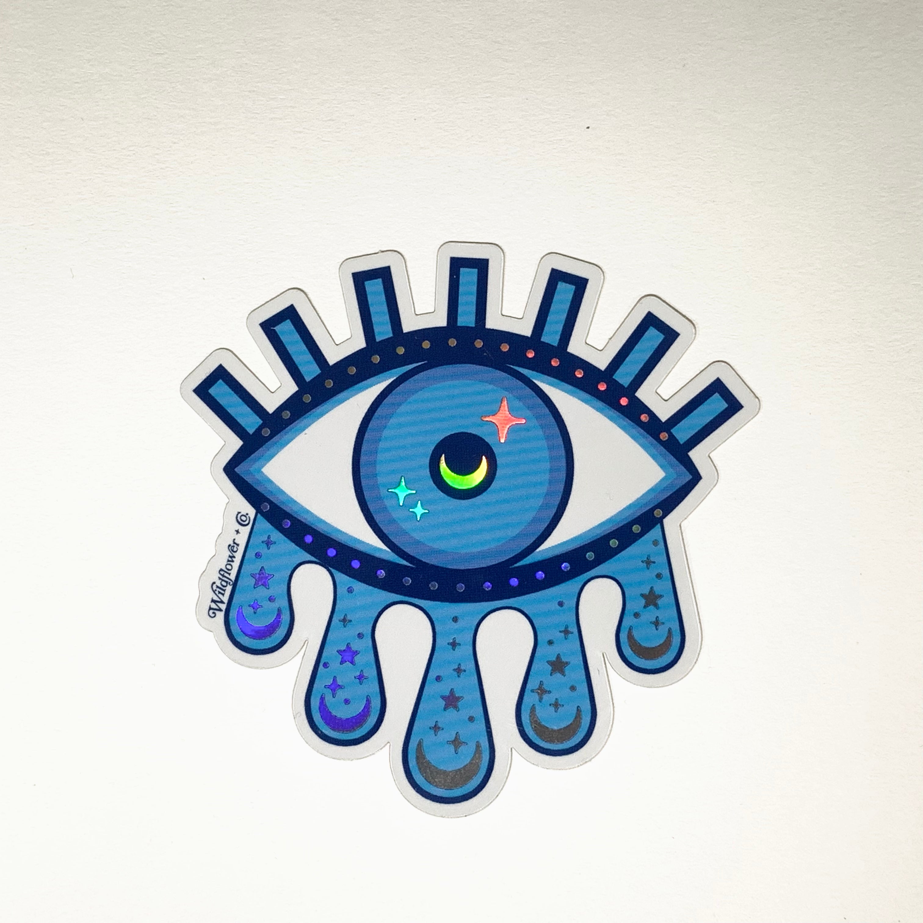 Sticker Cosmic Evil Eye-hotRAGS.com