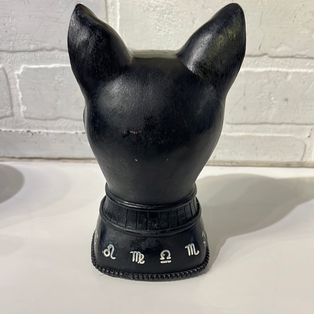 Statue Black Cat Head-hotRAGS.com