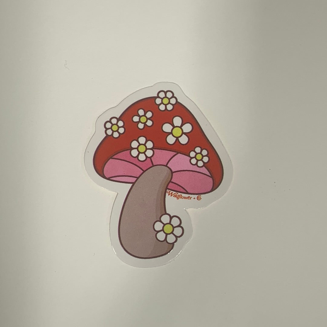 Sticker Daisy Mushroom-hotRAGS.com