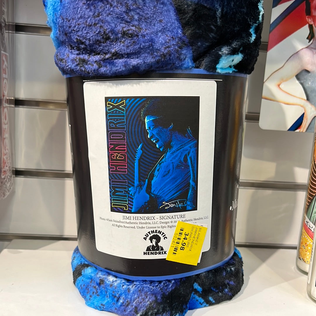 Blanket  Jimihendrix Signature-hotRAGS.com